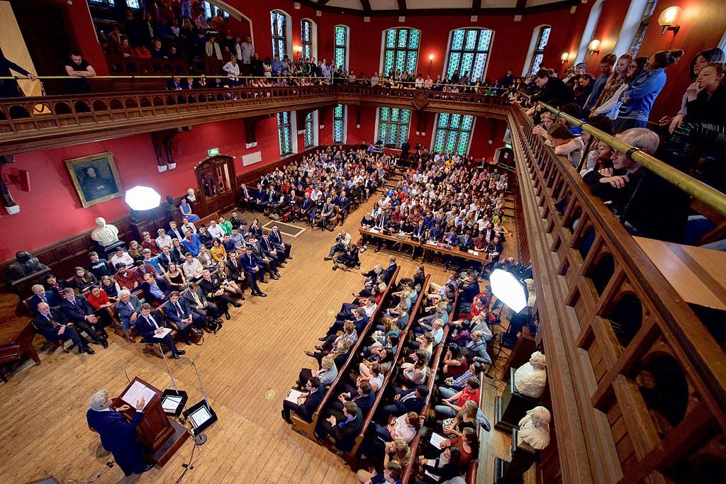 Oxford Union debating chamber