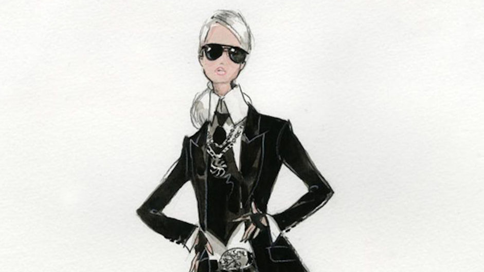 Karl Lagerfeld sketches go under the hammer at Sothebys