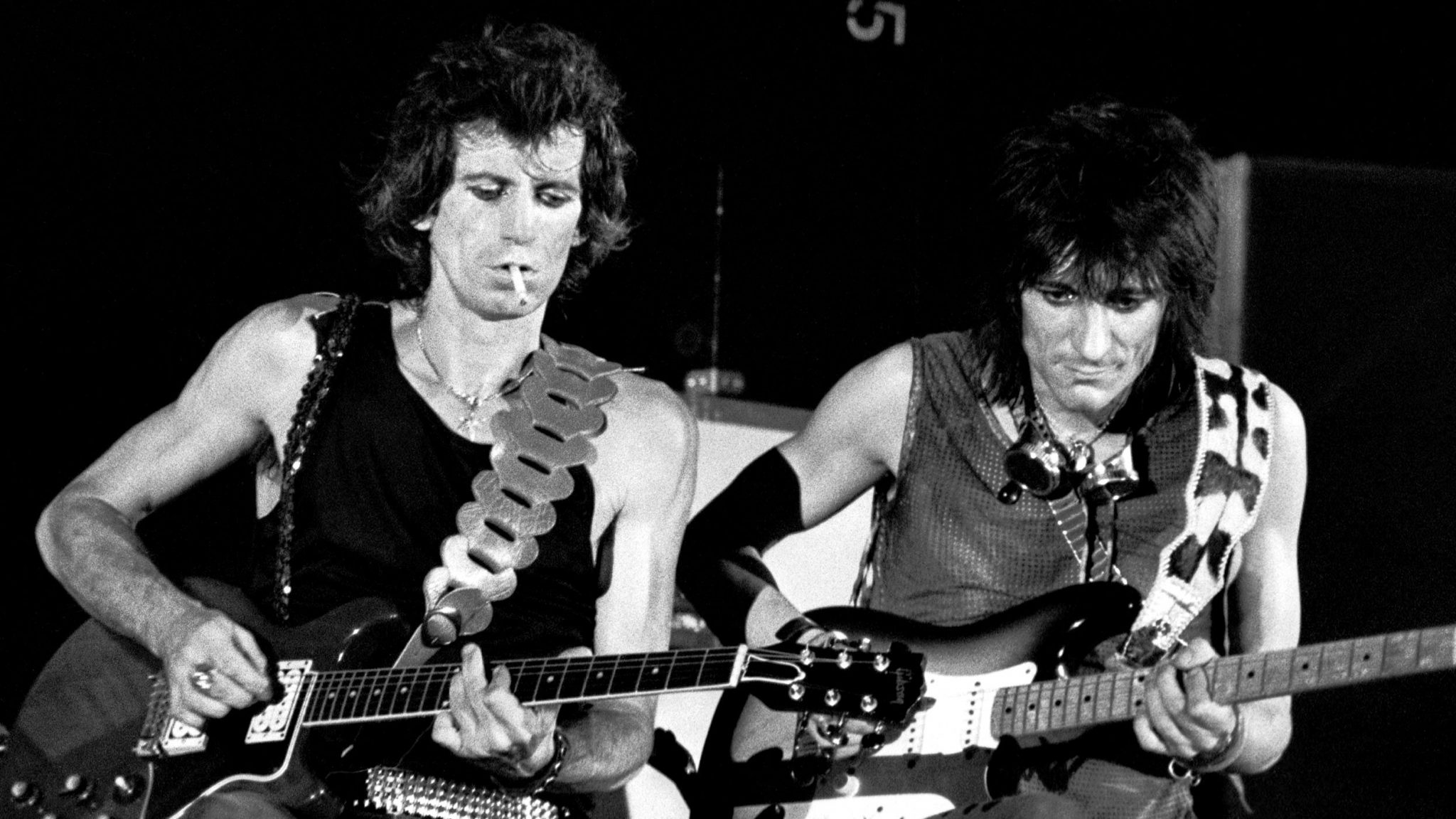 rolling stones - keith richards and ron wood