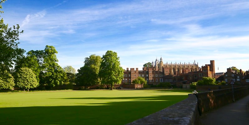 A picture of Eton College's grounds