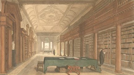 Christ Church's library in the early 19th century