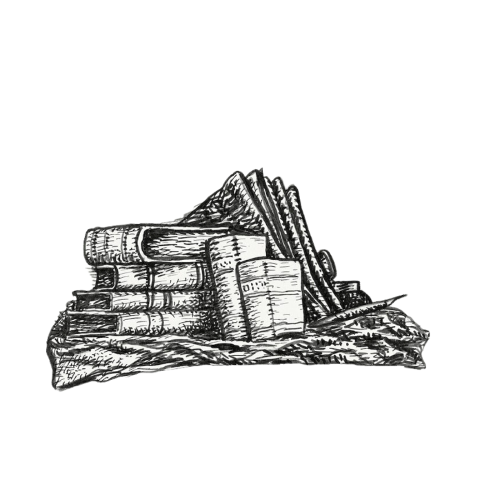 alt= books illustration