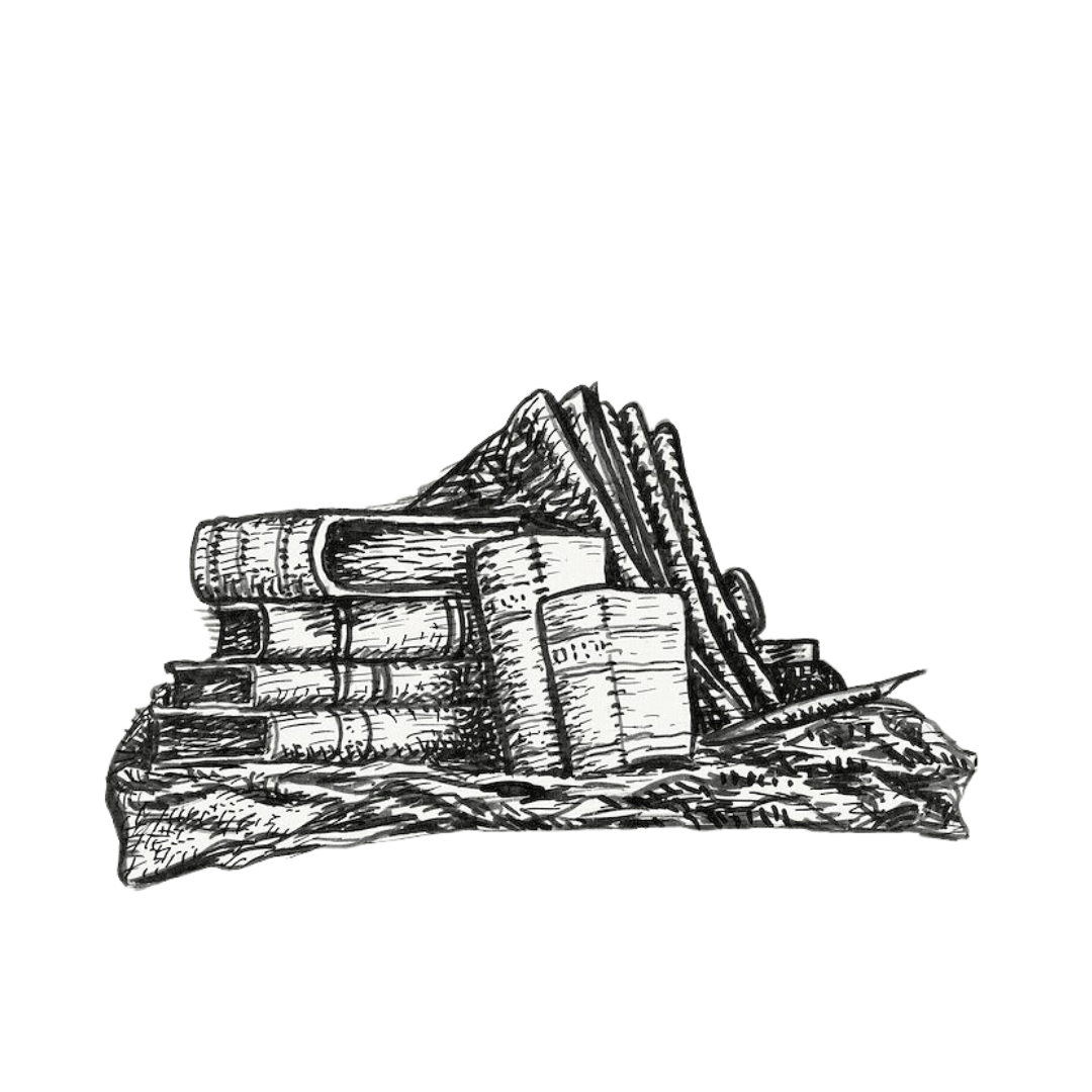 alt= books illustration