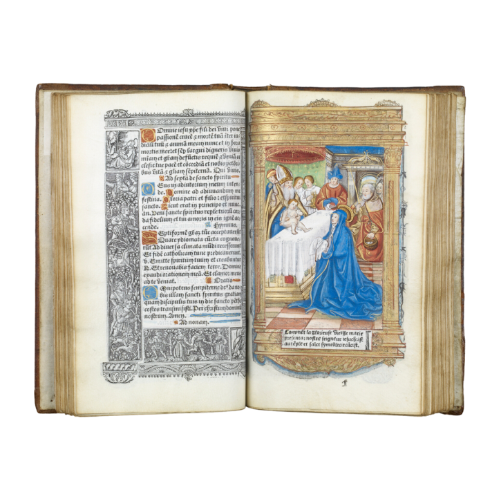 alt= an image of an illustrated manuscript