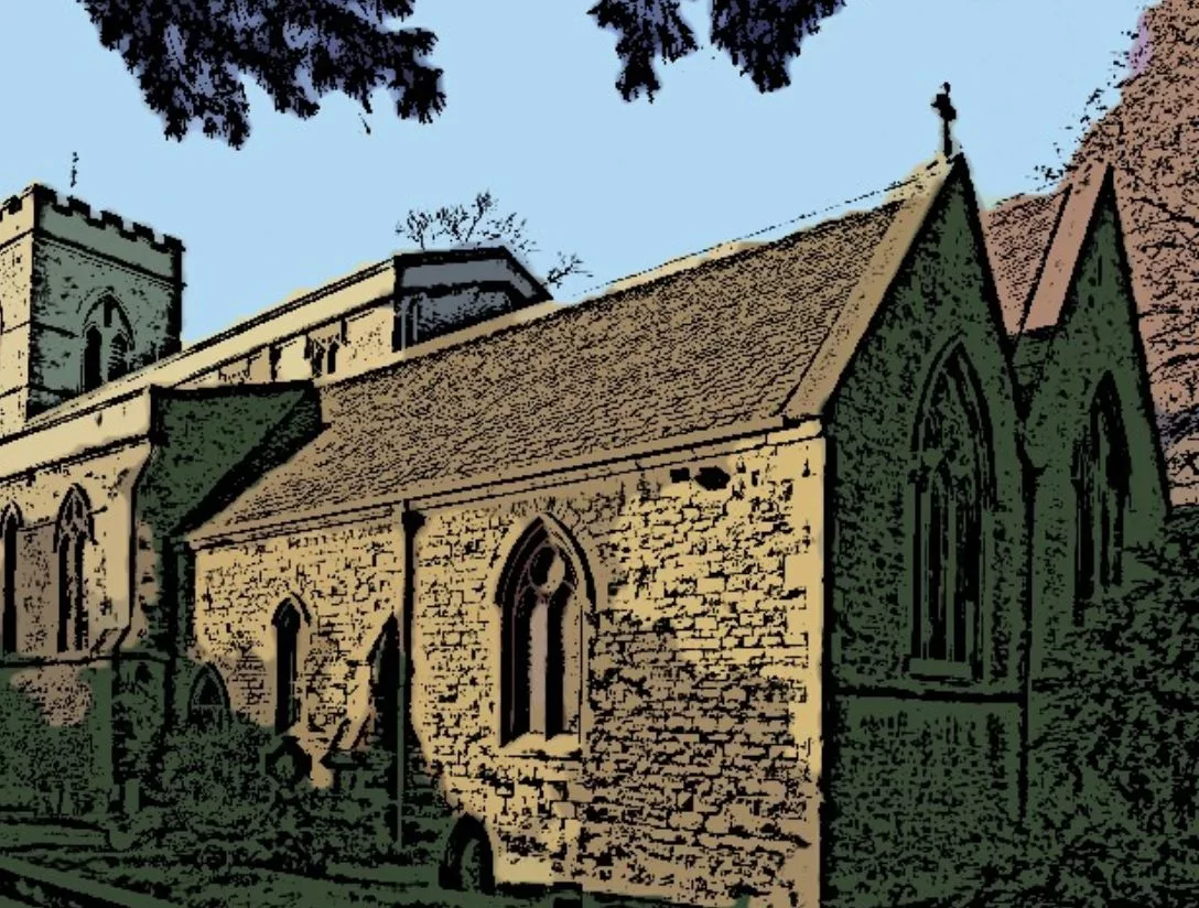 Illustration of st giles in Oxford