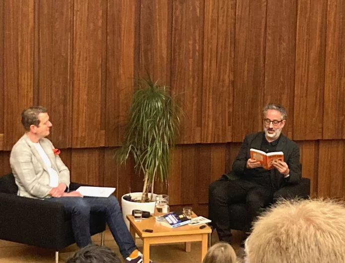 David Baddiel in conversation R. D. Fairhurst at English Faculty, Oxford