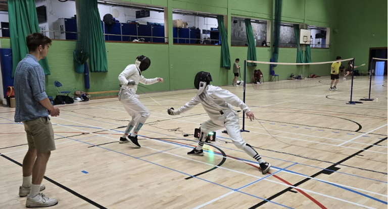Fencing Novices may be new, but they get the point