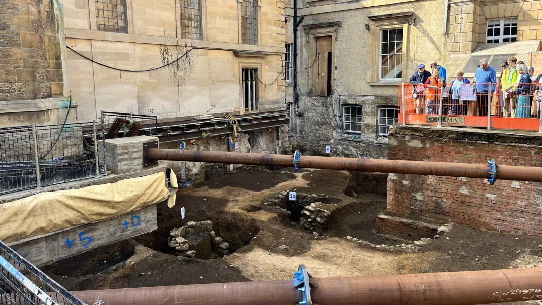 A picture showing part of Hertford's Archaeological Open Day