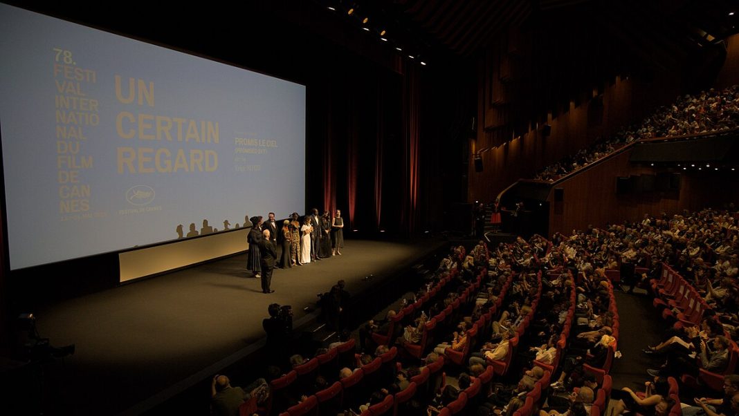 Cast and Crew of the movie “Promis le ciel” at the 2025 Cannes Film Festival in Cannes, France.