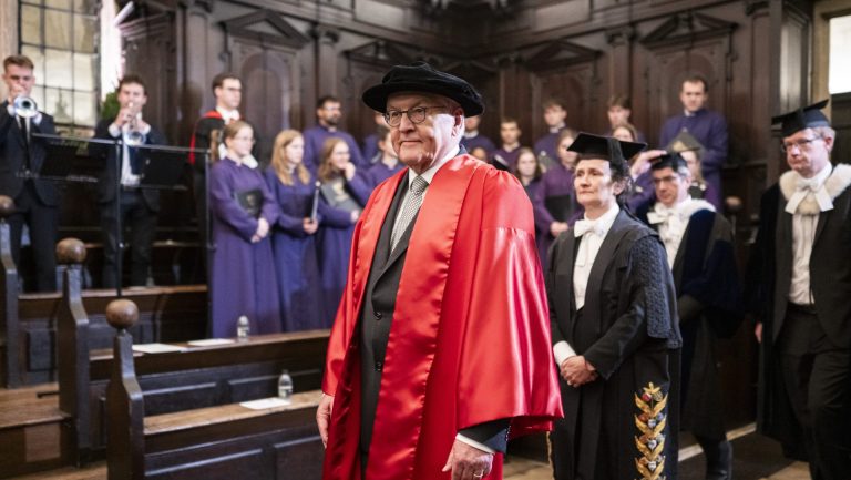 German President Frank-Walter Steinmeier visits Oxford University