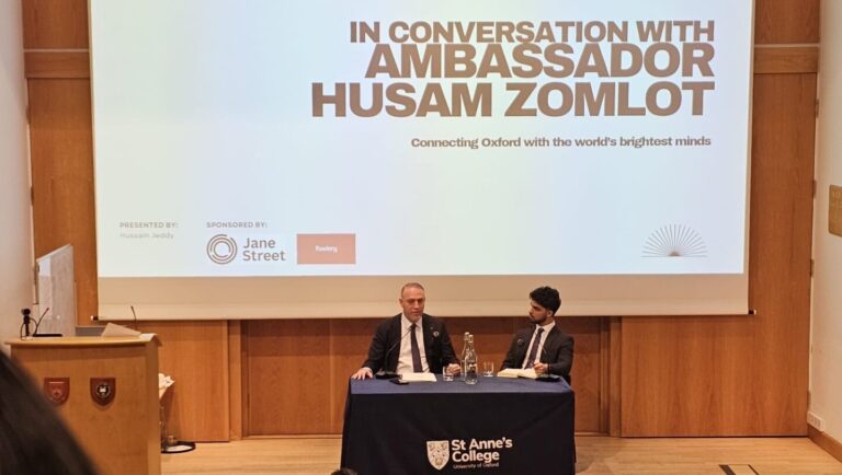 Palestinian ambassador speaks to Oxford students