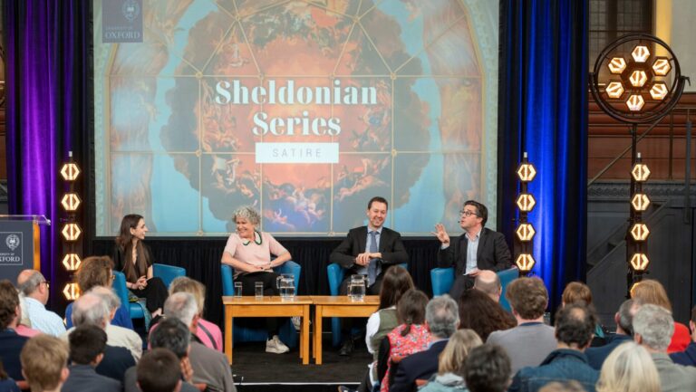Sheldonian Series concludes for academic year with panel on the power of satire